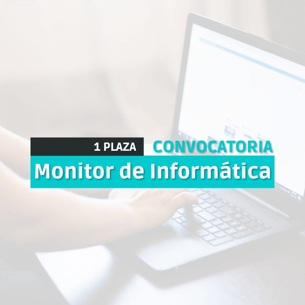 Convocatoria monitor de informática Oposiciones Portal Opositor