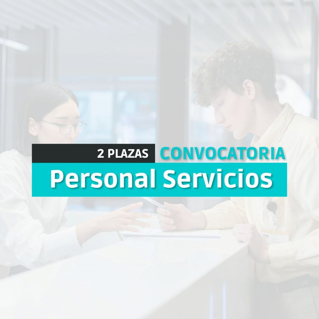 Convocatoria Personal Servicios  Portal Opositor 