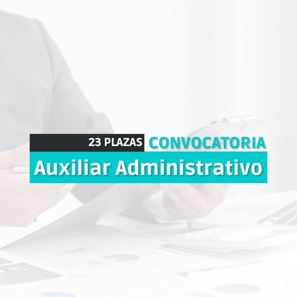 Convocatoria Auxiliar Administrativo Portal Opositor 