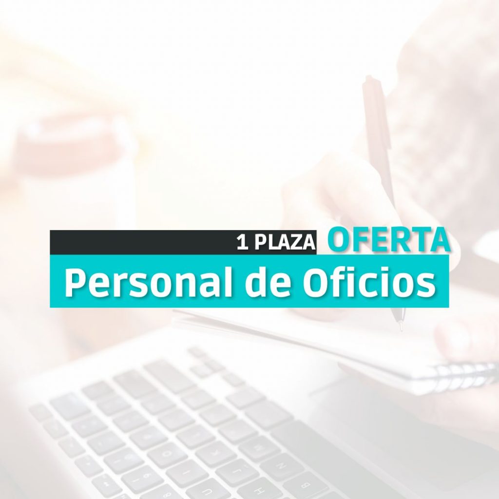 Oferta de empleo Personal de oficios Portal Opositor 